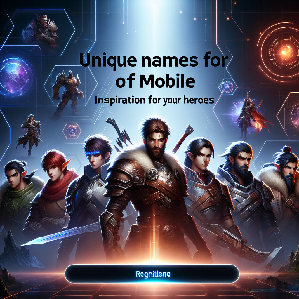 Nama Keren Mobile Legend: Inspirasi Nama Unik untuk Hero Anda